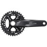 Система SHIMANO DEORE M4100-B2, для 2x10 скоростей, 170мм, интегрированный вал, 36-26T без каретки, для CL:51,8мм EFCM41002BCX66